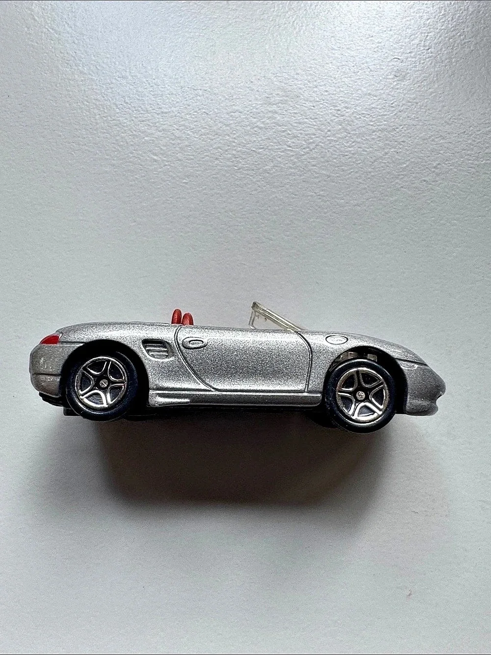 Matchbox Porsche Boxster Silver & Red Die-Cast Car